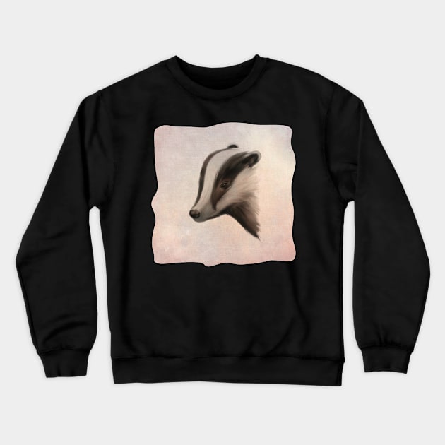 Badger Crewneck Sweatshirt by CreativeByDesign